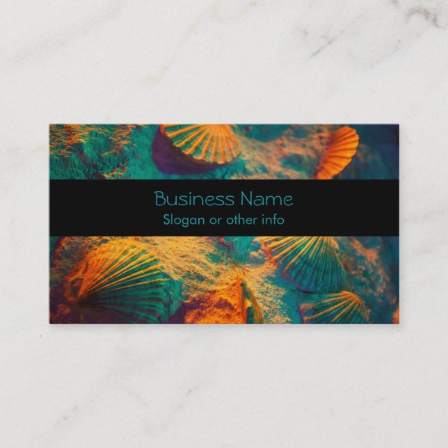 Seashells and Sand Business Card (Front)