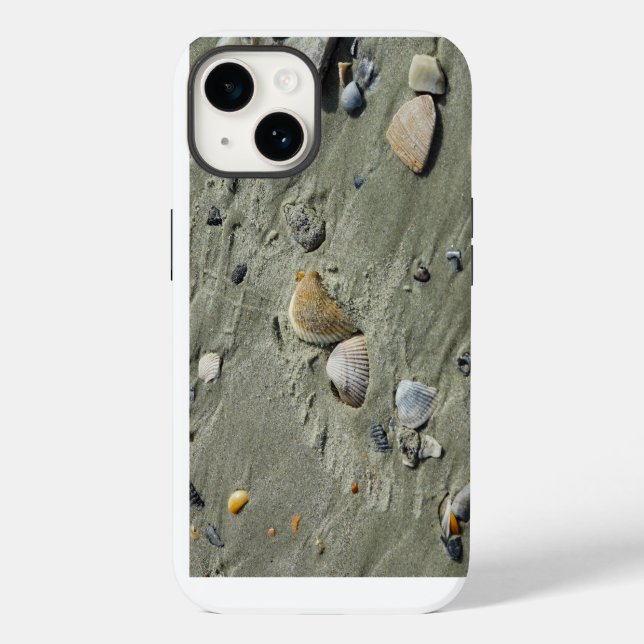 Seashells And Sand iPhone Case (Back)