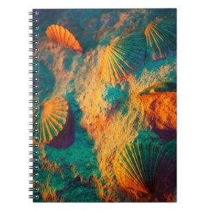Seashells and Sand Spiral Notebook