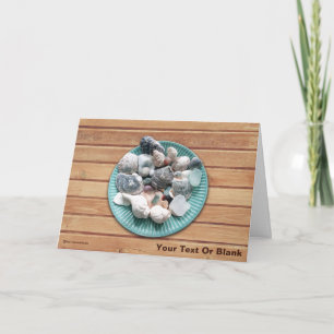 Seashells and Sea Glass Card