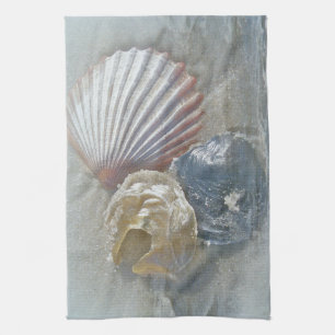 Seashells and Surf Tea Towel