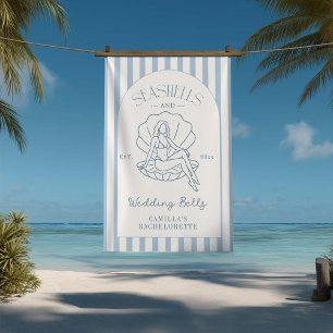 Seashells And Wedding Bells Bachelorette  Banner