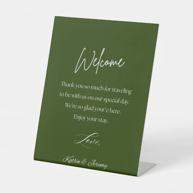 Seashells and wedding bells coaster pedestal sign (Front)