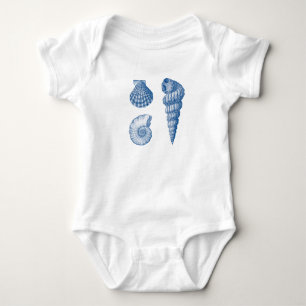 Seashells Baby Bodysuit