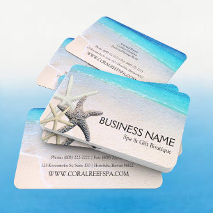Seashells Beach House Rental Spa Boutique B&B Business Card