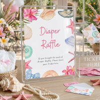 Seashells Beach Sea you soon Baby Shower
