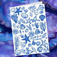 Seashells Beach Shells Ocean Happy Birthday 