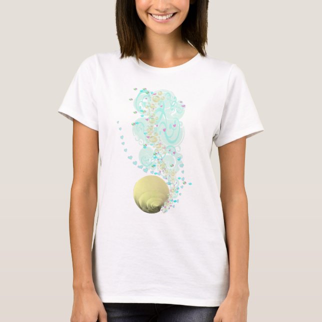 SeaShells BeachWedding T-Shirt (Front)