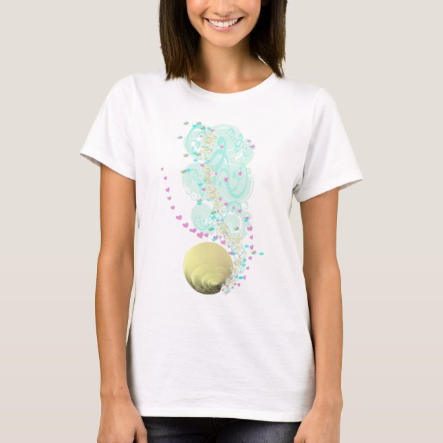 SeaShells BeachWedding T-Shirt (Front)
