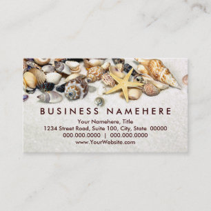 Seashells Business Cards