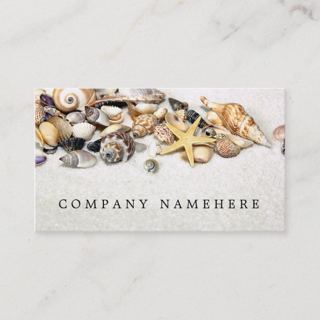 Seashells Business Cards (Front)