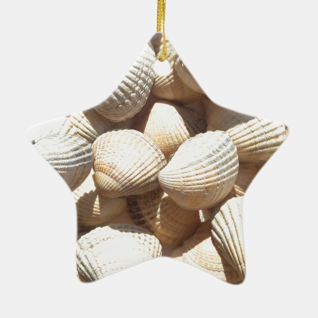 Seashells Ceramic Tree Decoration (Back)