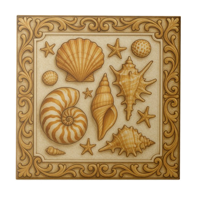 Seashells Collection Tile (Front)