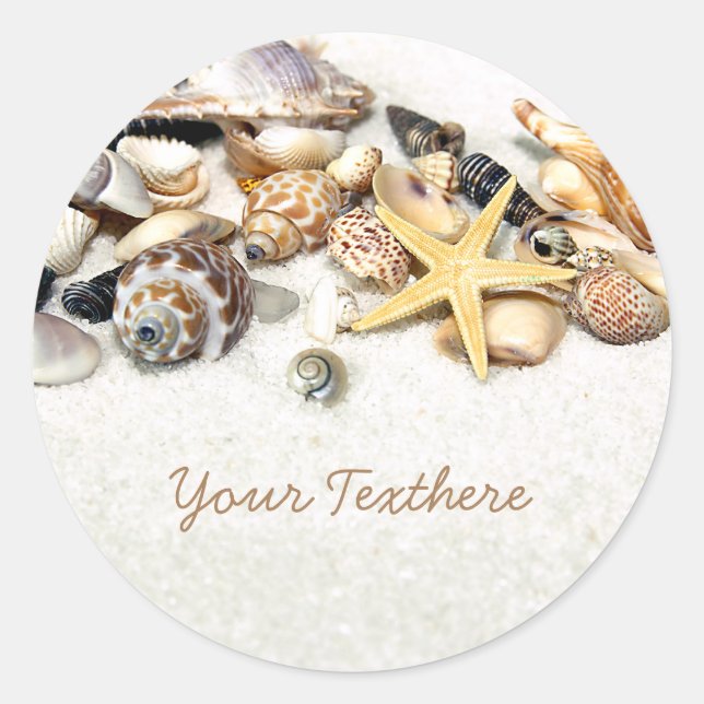 Seashells Custom Stickers (Front)
