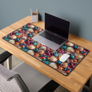 Seashells Desk Mat