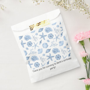 Seashells Favour Bags