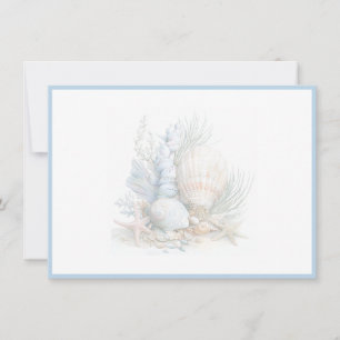 Seashells Flat Note Card