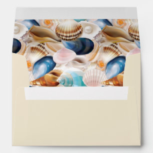 Seashells Illustrated Under the Sea Envelope
