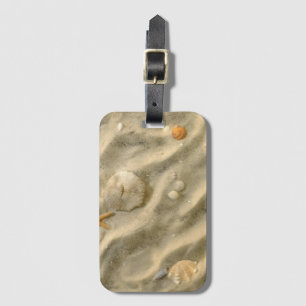 Seashells In Sand Luggage Tag