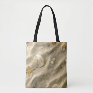 Seashells In Sand Tote Bag