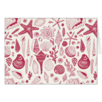 Seashells in Viva Magenta- Colour of the Year 2023