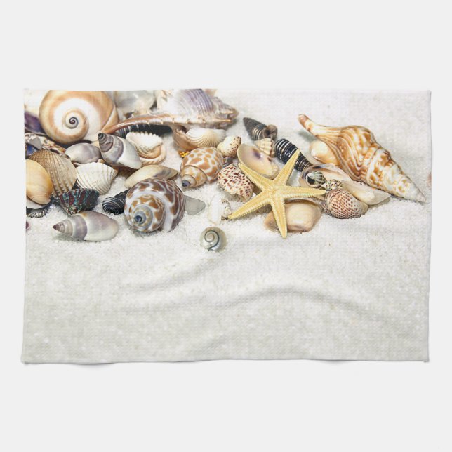 Seashells Kitchen Towel (Horizontal)