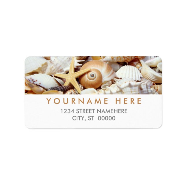 Seashells Labels (Front)