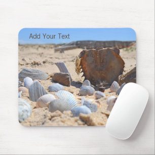 Seashells on the Beach by Shirley Taylor Mouse Pad