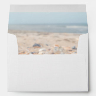 Seashells on the Beach Greeting Card Envelope