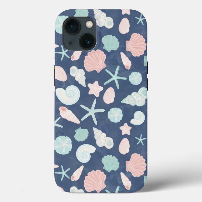 seashells pattern Case-Mate iPhone case (Back)