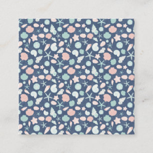 seashells pattern discount card