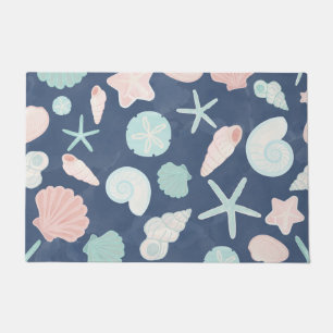 seashells pattern doormat