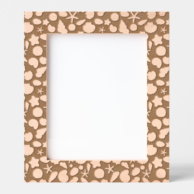 seashells pattern etched frames (Front)