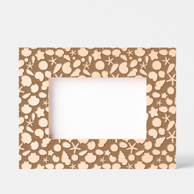 seashells pattern etched frames (Front)