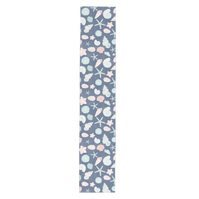 seashells pattern medium table runner (Front)