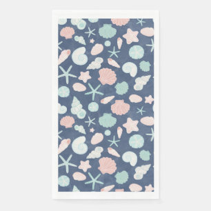 seashells pattern napkin