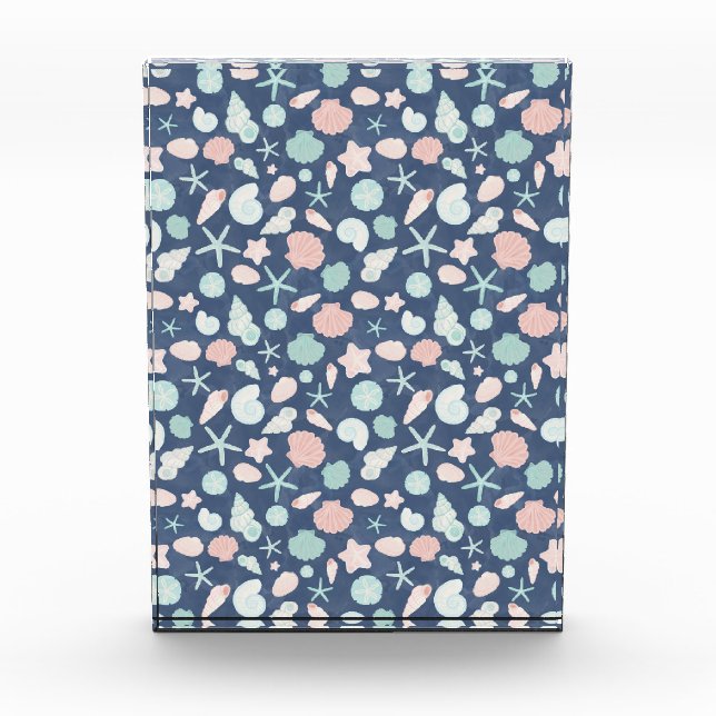 seashells pattern photo block (Front)
