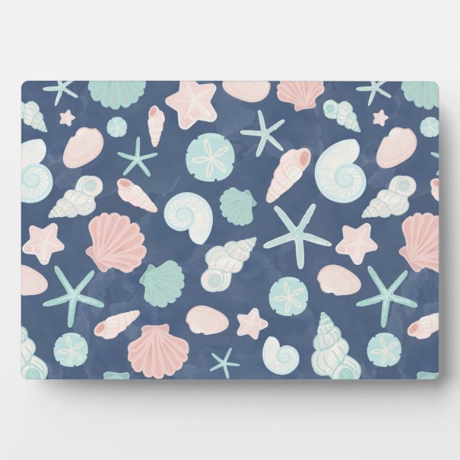 seashells pattern plaque (Front)