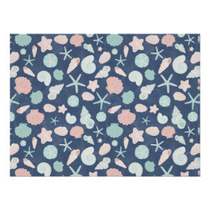 seashells pattern poster