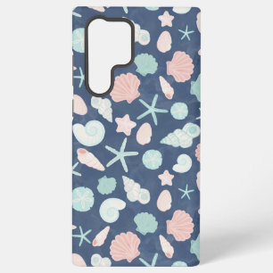 seashells pattern samsung galaxy case