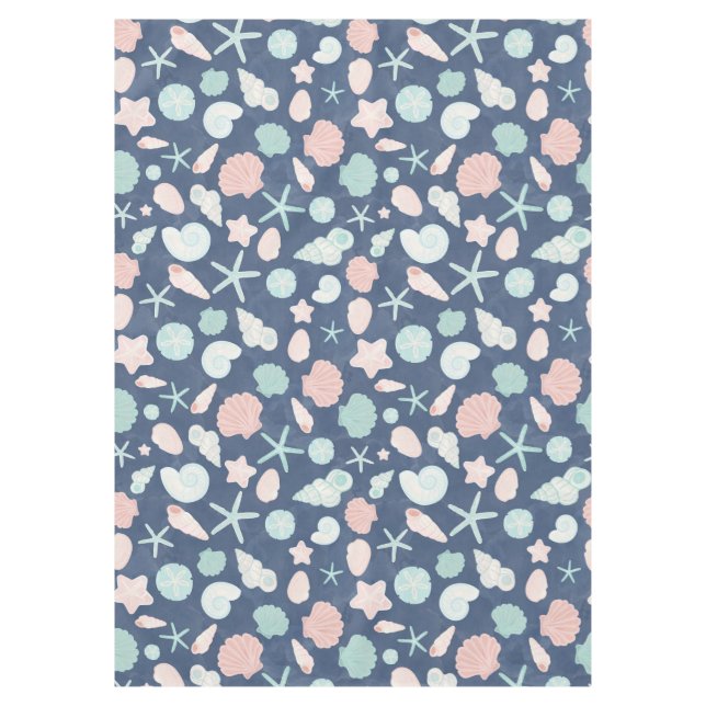 seashells pattern tablecloth (Front)