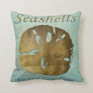 Seashells Pillow, Copyright Karen J Williams Cushion
