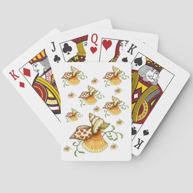 Seashells Playing Card Deck (Back)