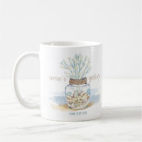 Seashells & Sea Glass Coral Coastal Christmas