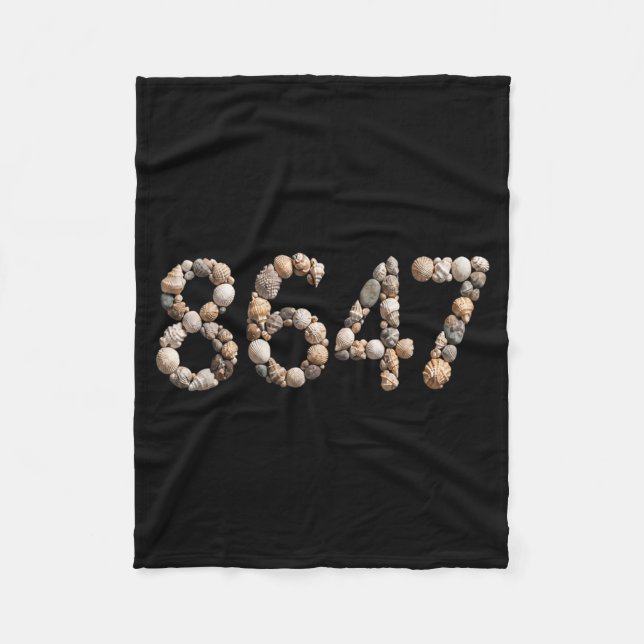 Seashells Sea Shells Summer Beach Fleece Blanket (Front)