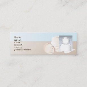 Seashells - Skinny Mini Business Card