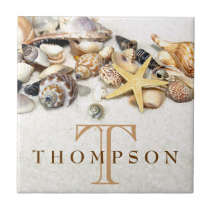 Seashells Tile Personalised