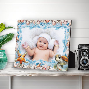 Seashells, Turtle, Starfish Kids Photo Frame