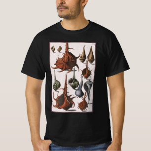 Seashells, Vintage Sea Shells, Ocean Marine Life T-Shirt