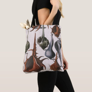 Seashells, Vintage Sea Shells, Ocean Marine Life Tote Bag